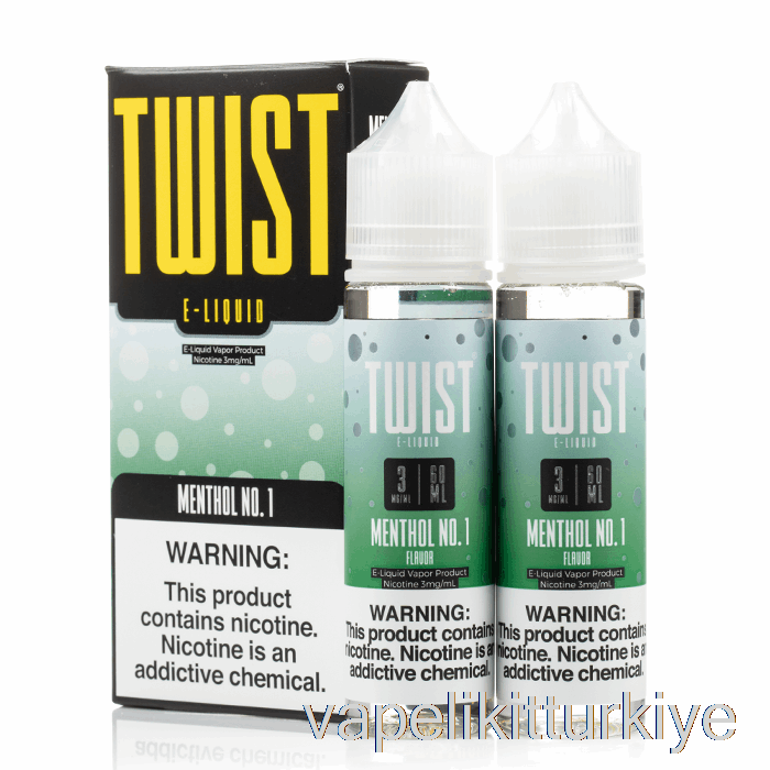 Vape Elektronik Sigara Mentol No. 1 - Büküm E-sıvı - 120ml 18mg